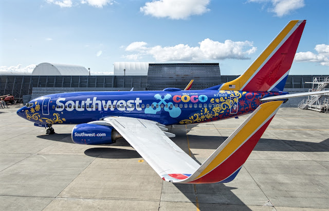 Boeing 737-800 Coco Theme Livery Southwest Airlines