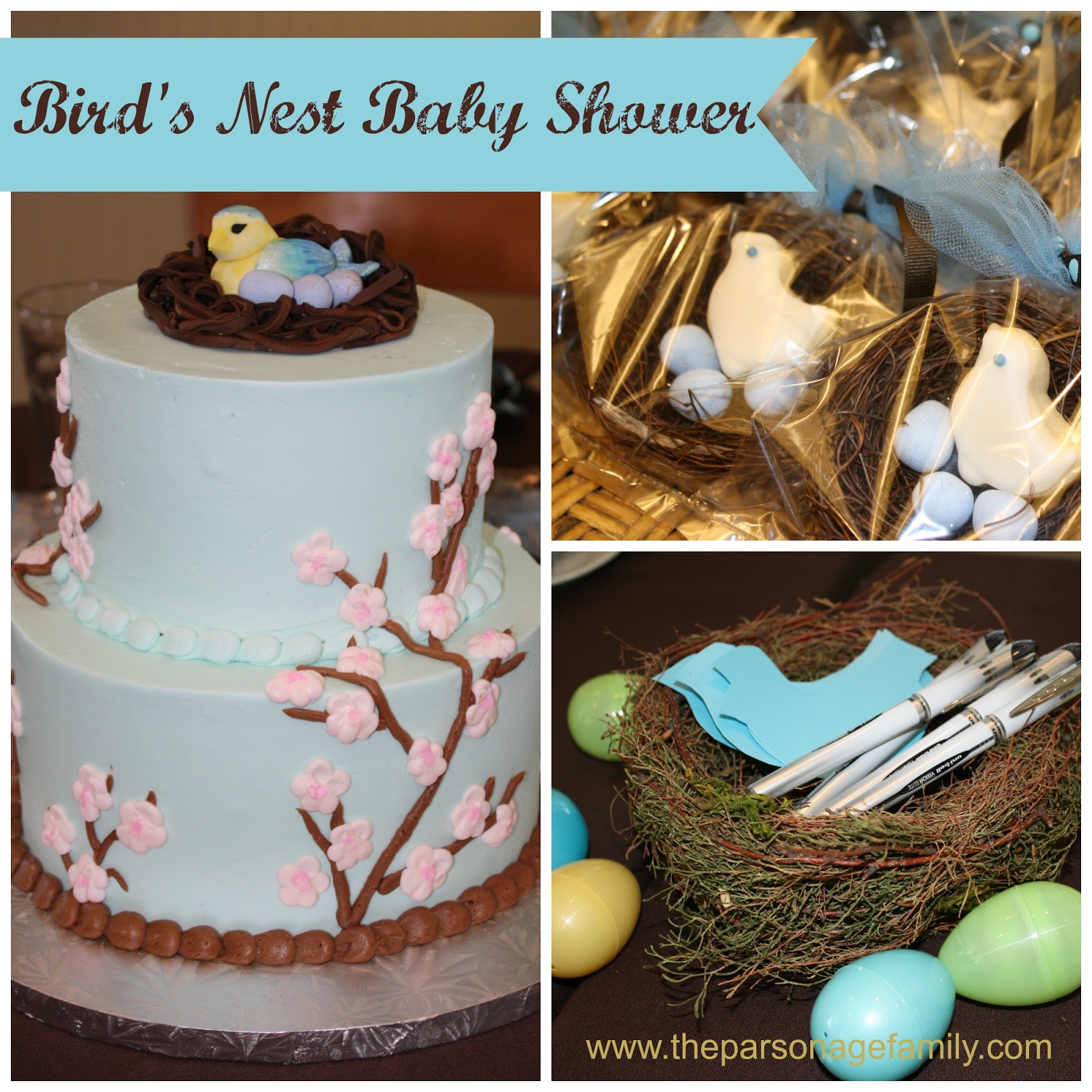 The Parsonage Family Bird's Nest Baby Shower