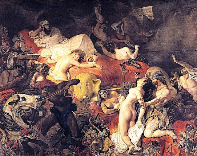 Eugène Delacroix - la morte di Sardanapalo