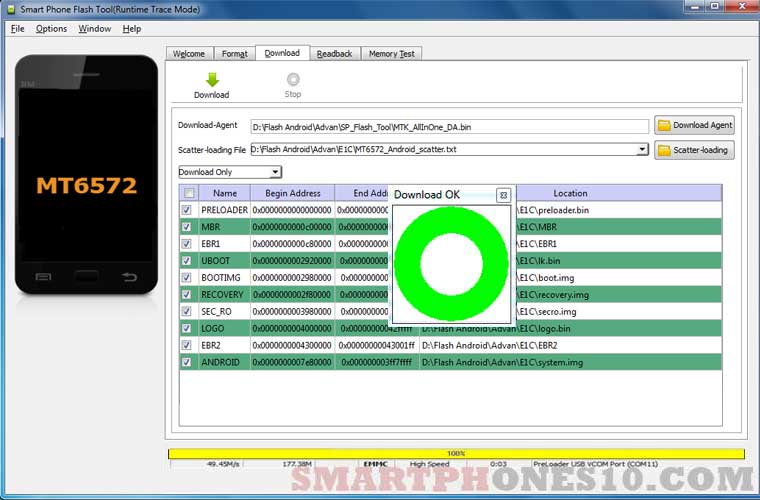 Cara Flashing Advan E1C Via SP-Flashtool PC 100% Work Cara Flashing Advan E1C Via SP-Flashtool PC 100% Work