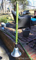 bamboo outdoor lighting lights hide creating ties cable rope covered then