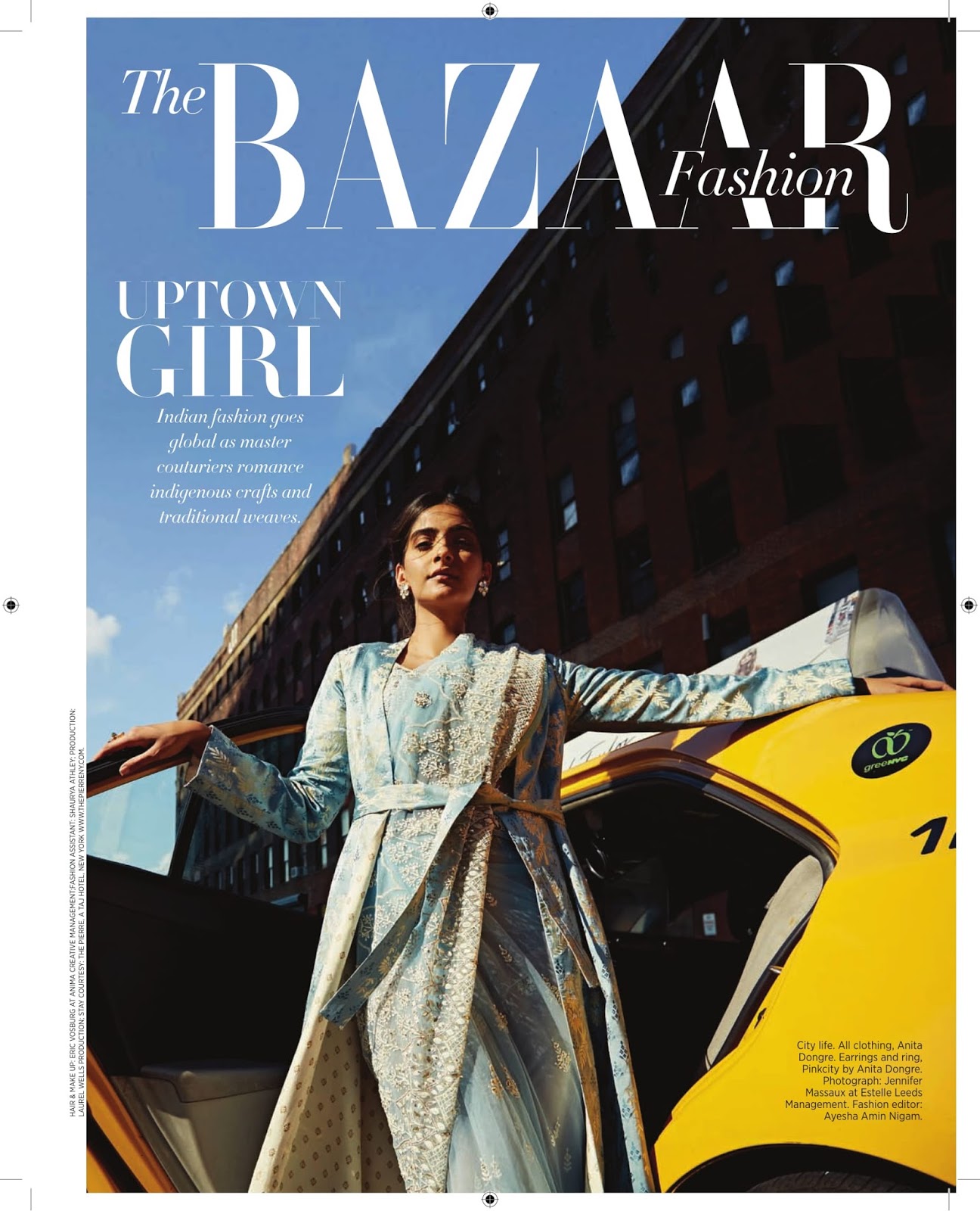 Sonam Kapoor In Anita Dongre On Bazaar Bride