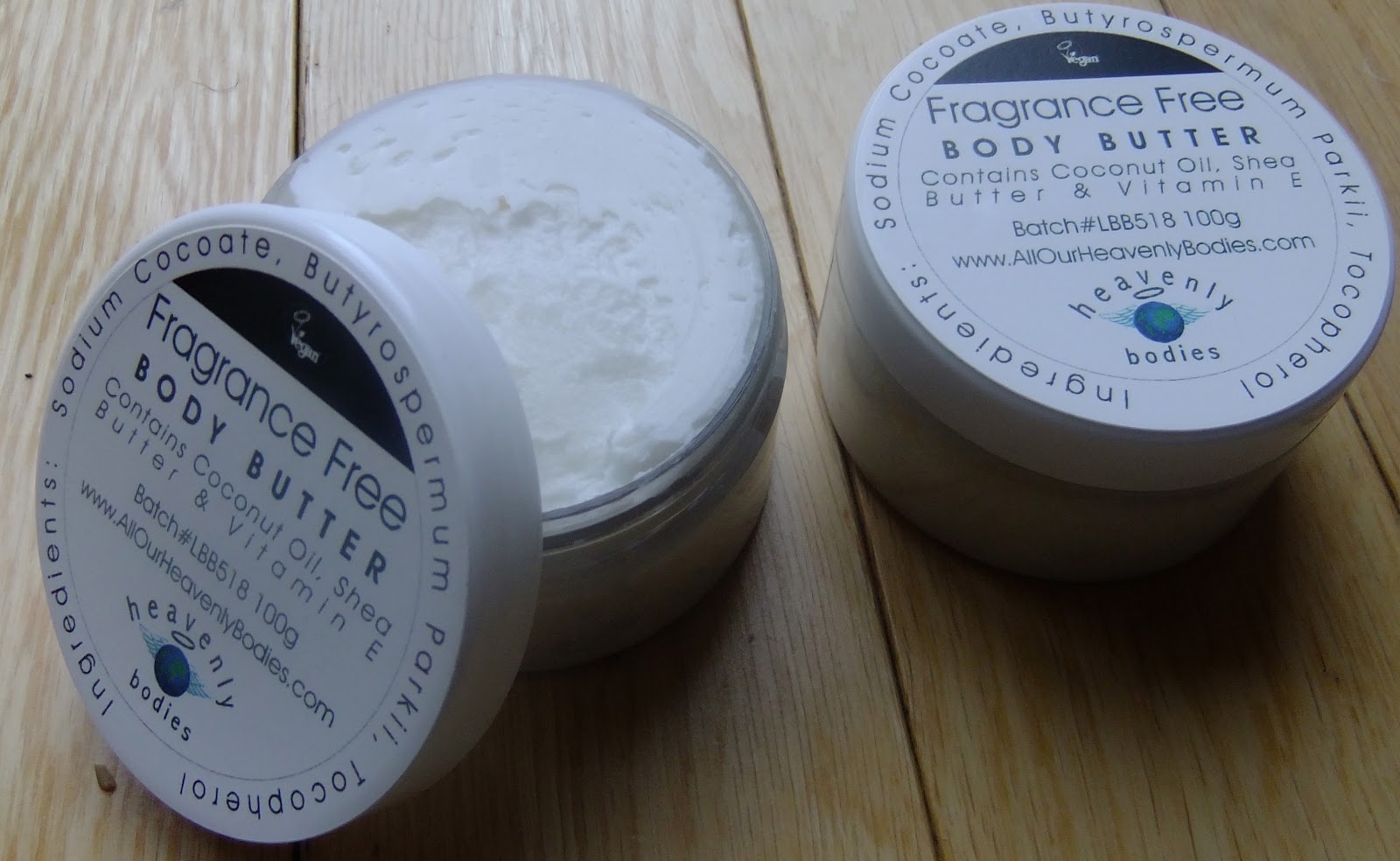 Heavenly Bodies Luxury Hand Made Soaps Fragrance Free Body Butter