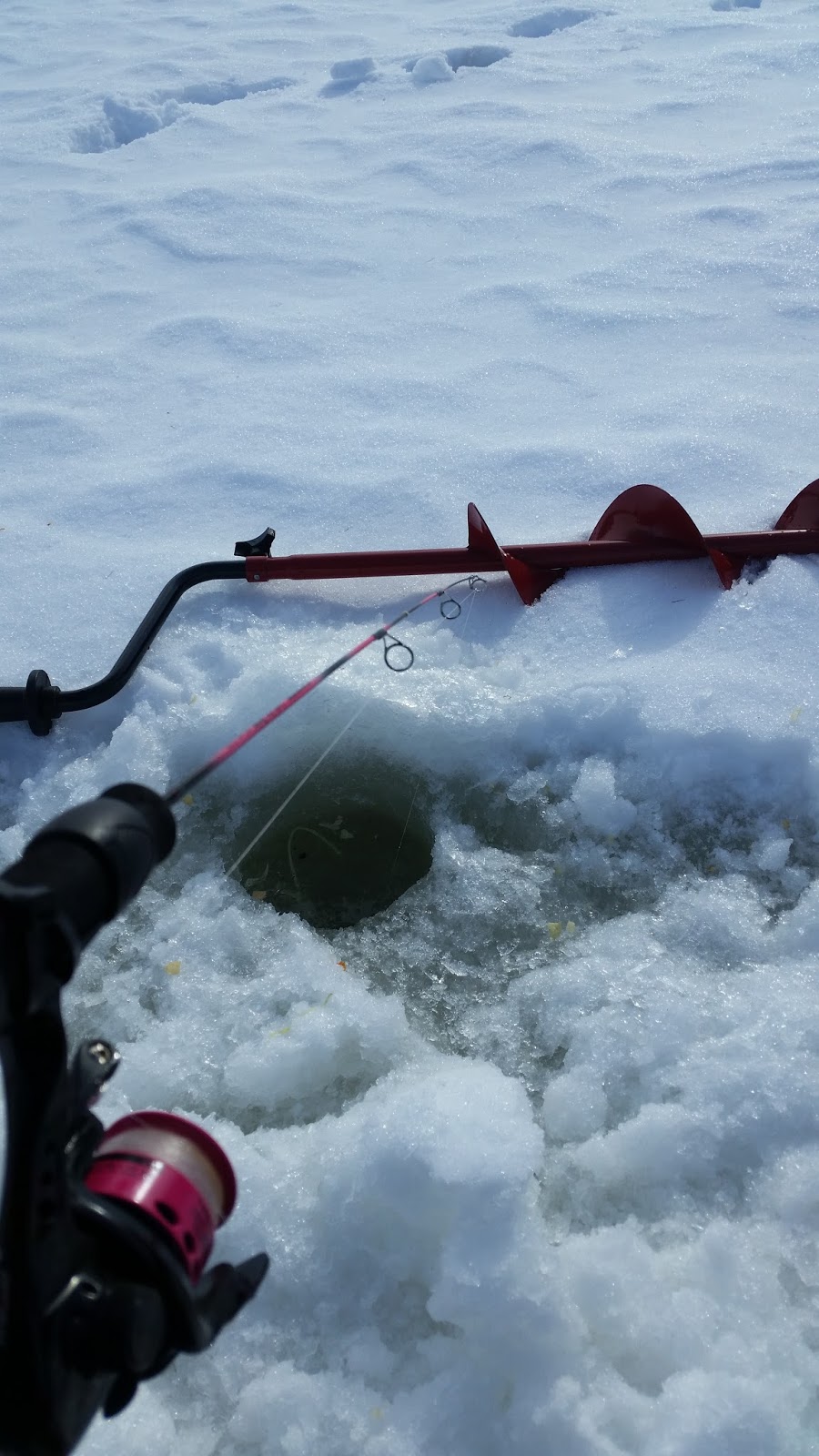 My Lifestyle Blog Ice Fishing Near Kalispell, Montana