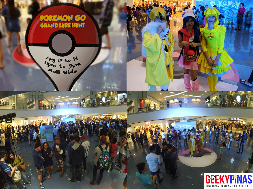 SM Malls Pokemon GO Lure Party at SM North EDSA