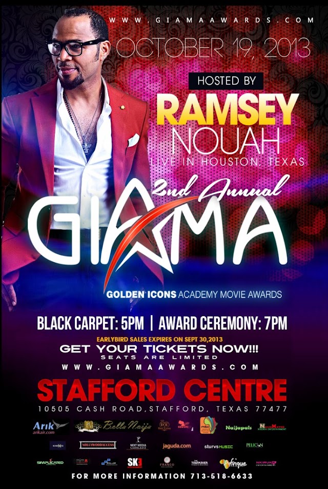 Nollywood Superstar Ramsey Nouah is set to Host the 2nd Annual GIAMA Awards