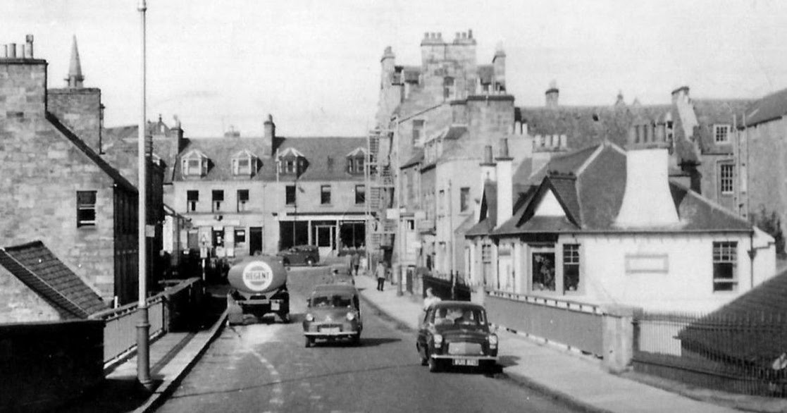 Tour Scotland Old Photographs South Bridge Street Cupar Fife Scotland