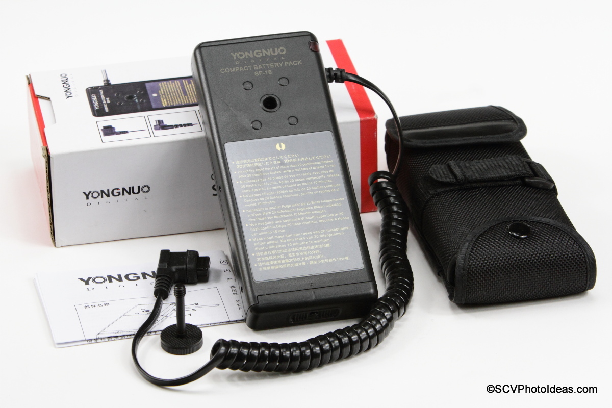 S.C.V. Photography Ideas YongNuo SF18 External Battery Pack for Canon