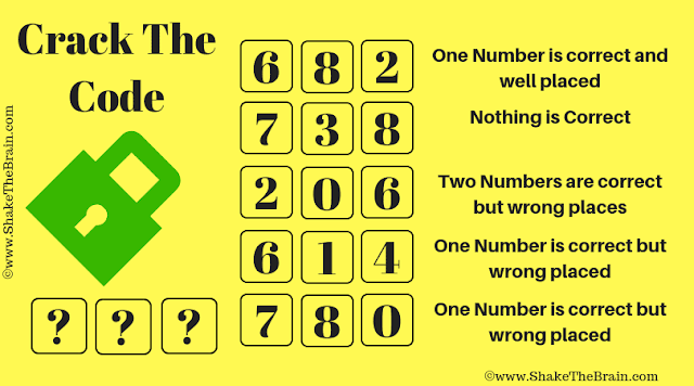 Crack the Code Logical Puzzle for Adults with an Answer