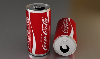 coke can 3d model