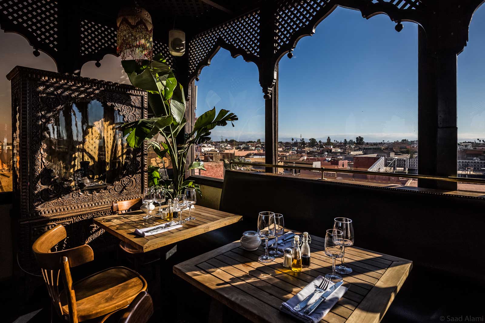 Le Salama, coctails and sunset in Marrakech