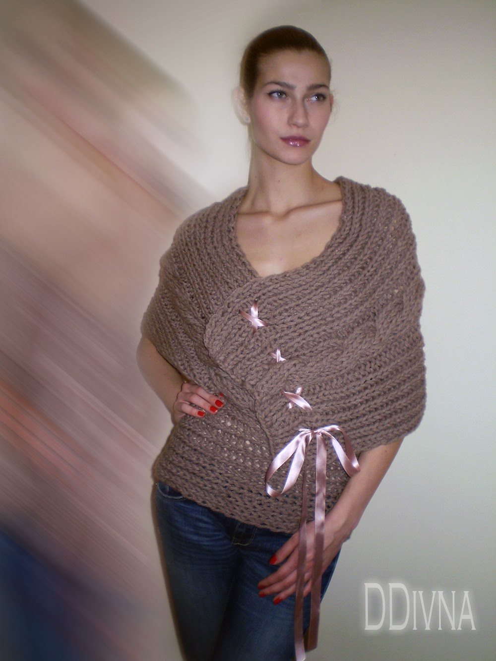 DIVNA'S SWEATERS unique sleeveless sweater in French beige