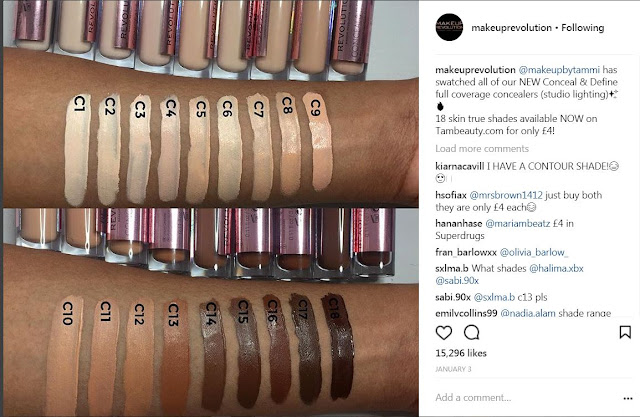 Revolution Conceal And Define Concealer In C13 5