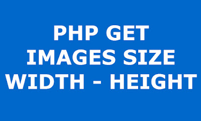 php display images width and height