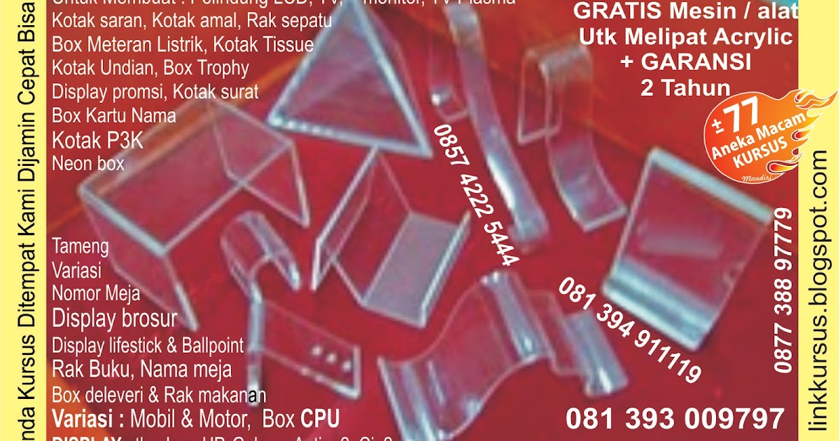 Bisnis, Kursus, Perecetakn, Fashion, Digital printing, Nekuk acrylic