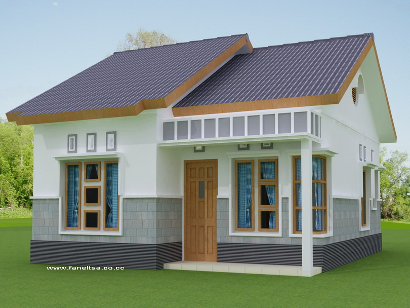 ZAINUL BLOG Desain Gambar Bentuk Rumah Sederhana 