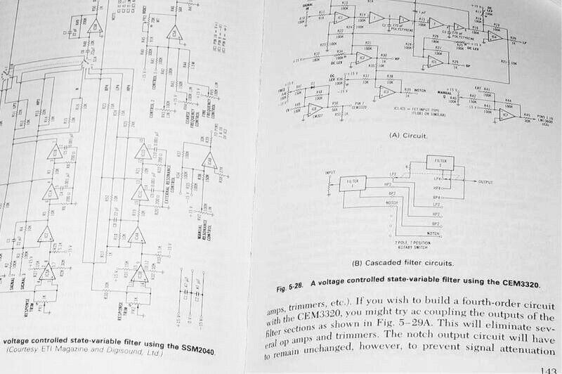 MATRIXSYNTH 1982 Electronic Music Circuits Book by Barry Klein
