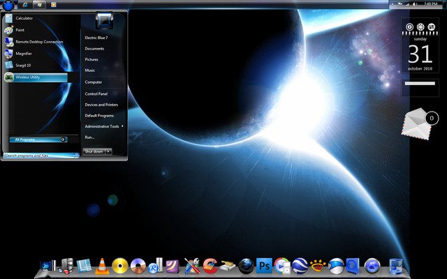 Download Windows 7 Electric Blue Ultimate (x86) | DWI'S BLOG