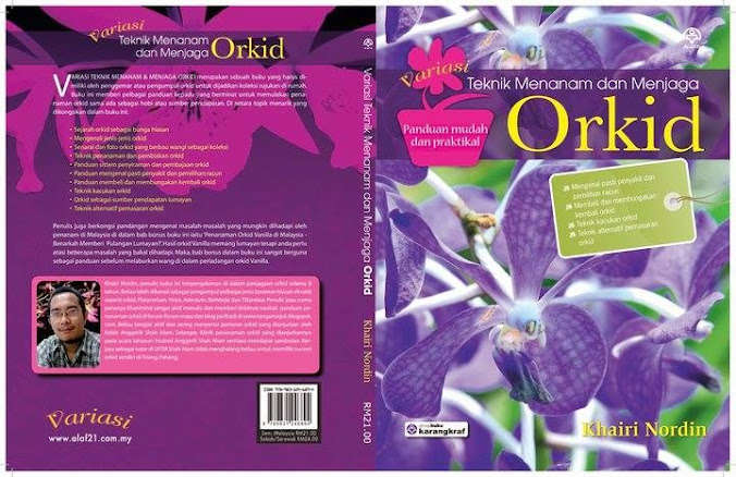 Nak belajar tanam Orkid? Dapatkan buku hebat ini :)