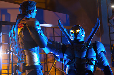 Smallville - “Booster” - Jaden Brandt Bartlett as the Blue Beetle & Eric Martsolf as Booster Gold