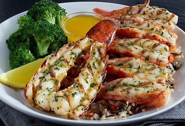Lobster and shrimp overboard