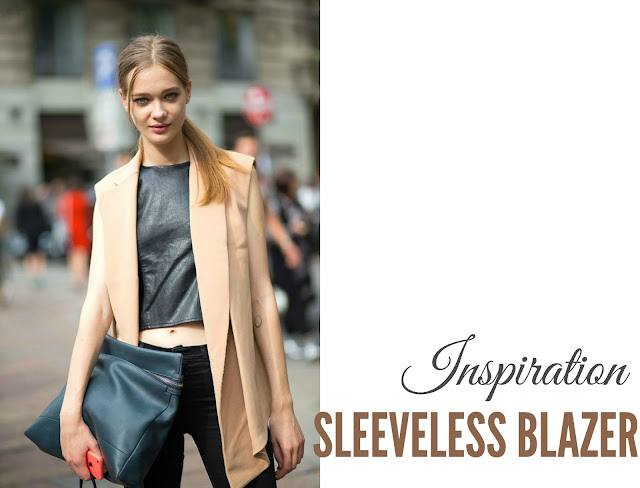 Inspiration - Sleeveless blazer - MARGIFASHION