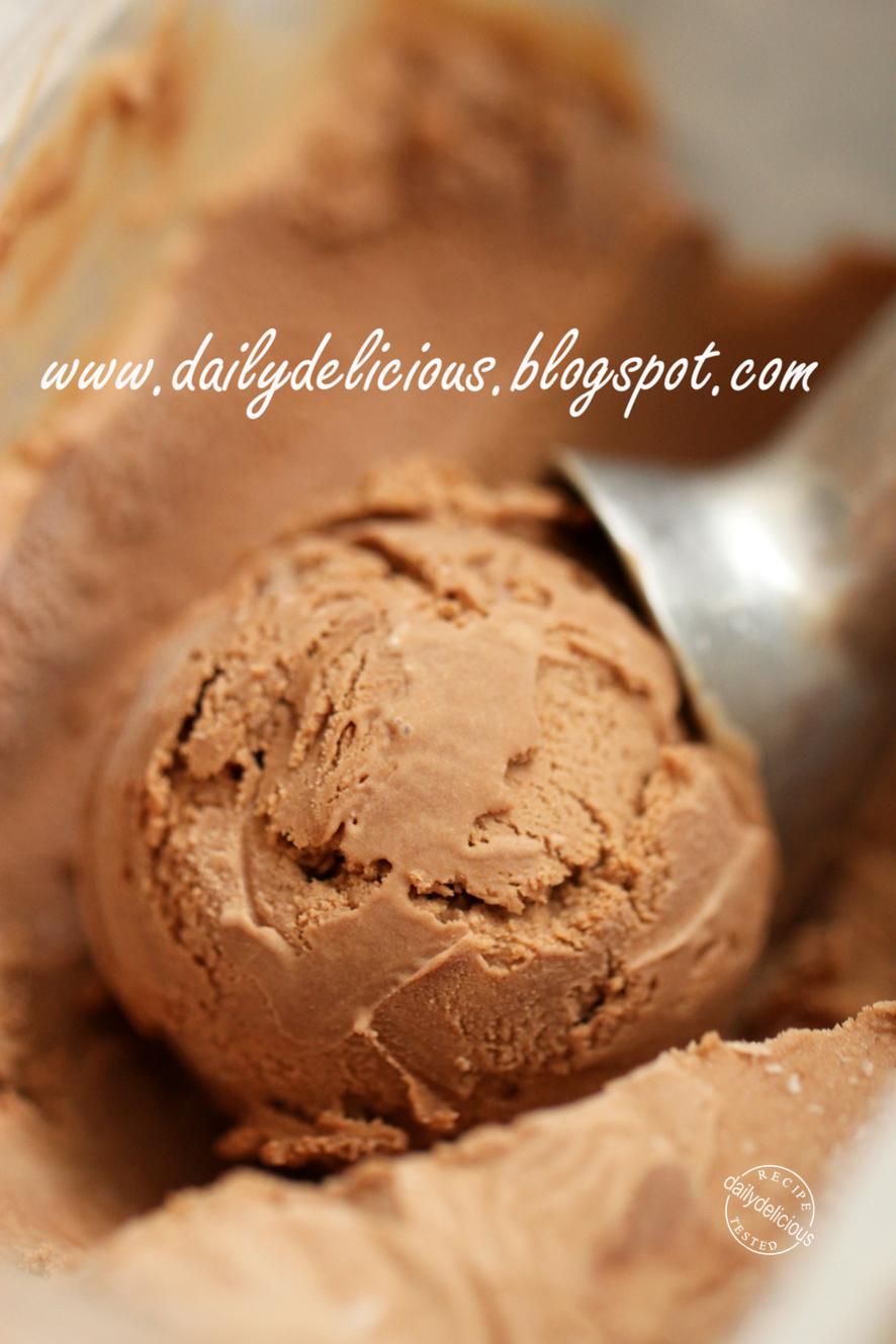 dailydelicious Chocolate Ice Cream with Drunken Raisins The recipe