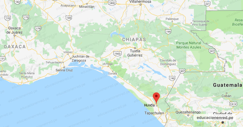 Temblor en México de Magnitud 4.1 (Hoy Viernes 31 Julio 2020) Sismo - Epicentro - Huixtla - Chiapas - CHIS. - SSN - www.ssn.unam.mx