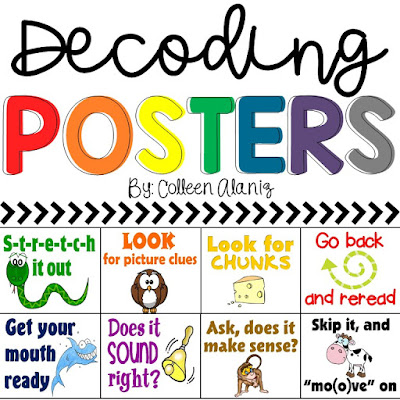 https://www.teacherspayteachers.com/Product/Decoding-Strategy-Posters-with-Decoding-Dot-Mini-Version-777284