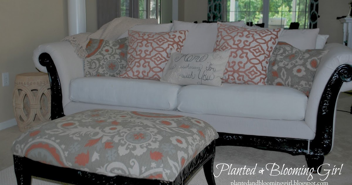 Cure 4 Decor How to Recover a Sofa with a Dropcloth