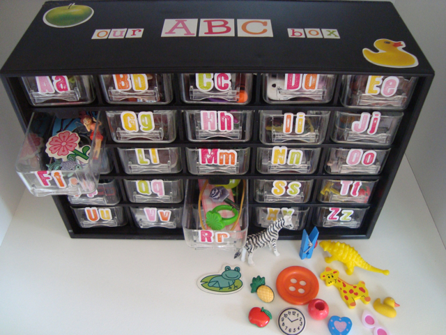 mousehouse: mini ABC drawers for kids