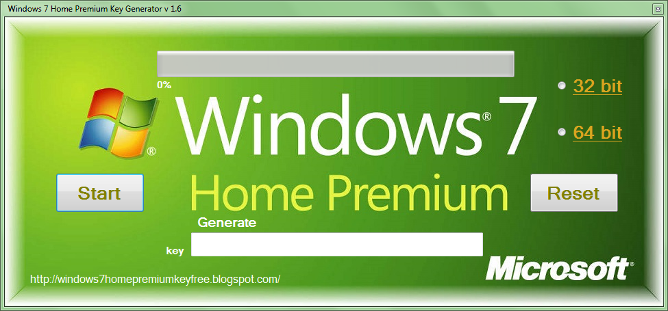 Product Key For Windows 7 Home Premium 32 Bit Generator