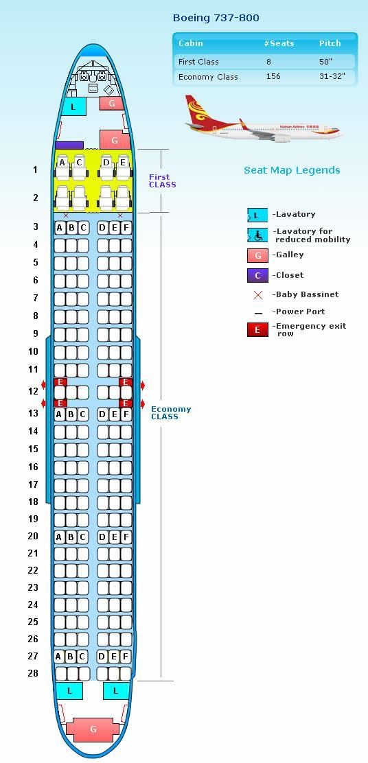 United Airlines Seating Chart 737 800