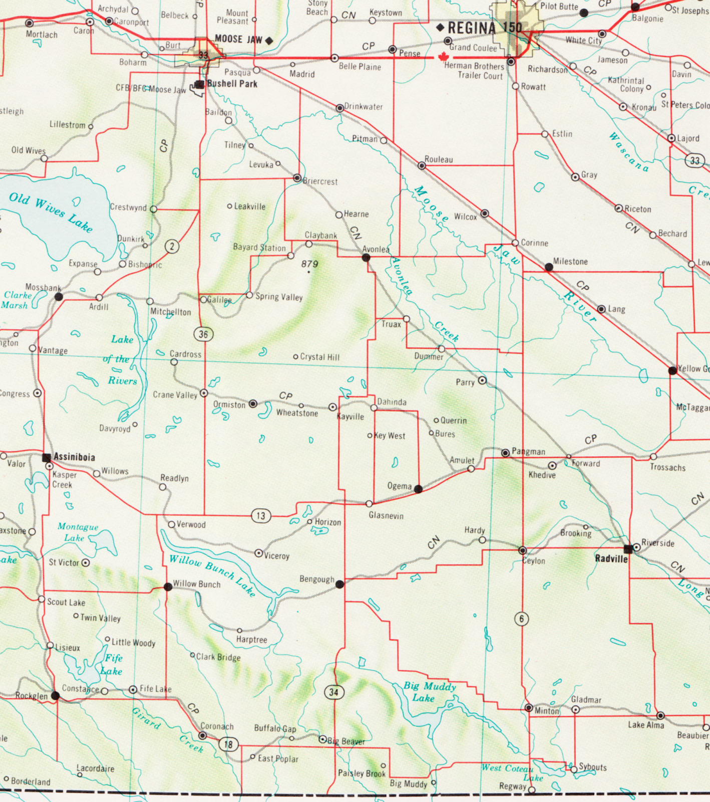 Rolly Martin Country South of Moose Jaw to Congress, Assiniboia and