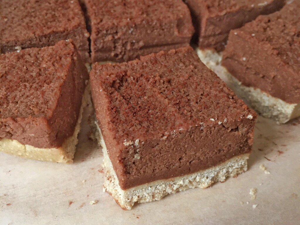 CHOCOLATE ALMOND BARS SUGARFREE, VEGAN, GLUTENFREE, FLOURFREE