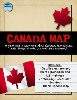 http://www.teacherspayteachers.com/Product/Canada-Map-Assignment-FREE-123487