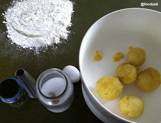 Ingredients for the Schupfnudel dough