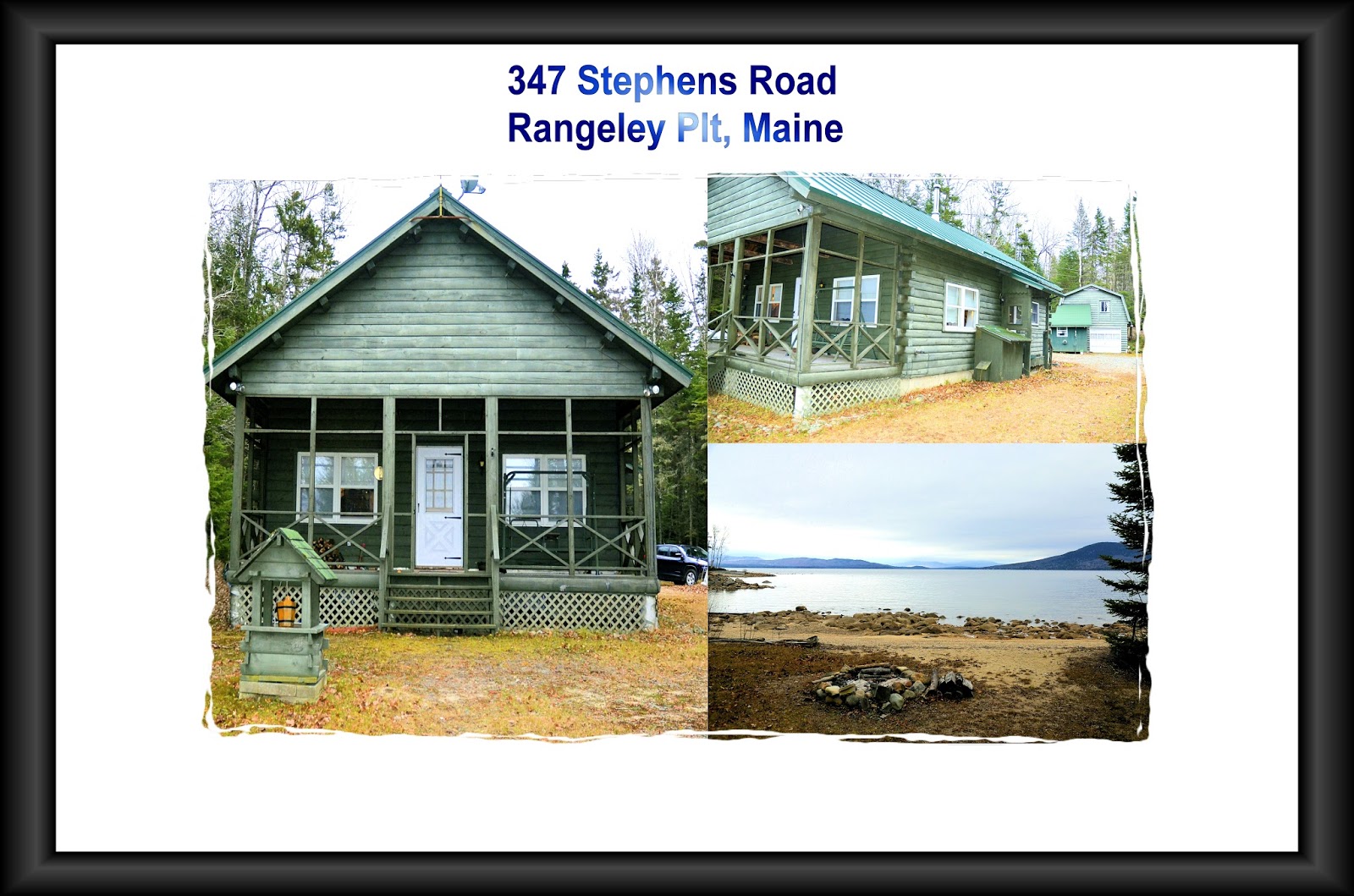 Maine Real Estate Century 21 NS Group Custom Built Log Home On Lake