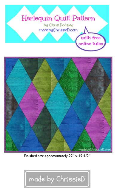 Chris Dodsley @mbCD: Harlequin Quilt Pattern