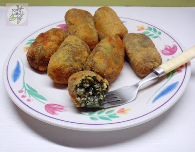 Croquetas Veganas de Espinacas y Tofu.