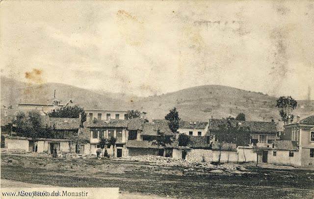 Поглед на западниот дел од градот. Разгледница издадена 1908/10 година.