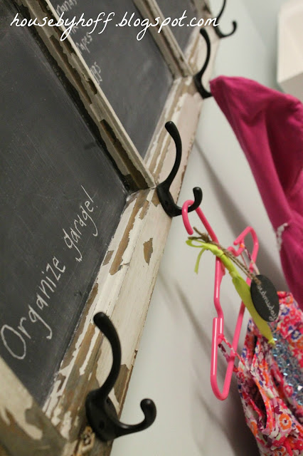 how to make a chalkboard calendar via housebyhoff.blogspot.com