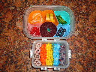 A Rainbow Packed Lunch