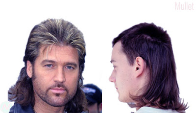 Mullet hairstyle