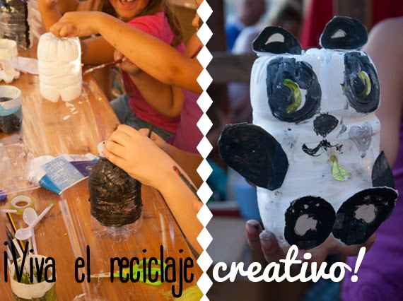 Reciclaje creativo con niños