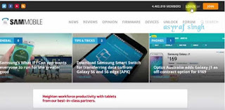 sammobile website Log In