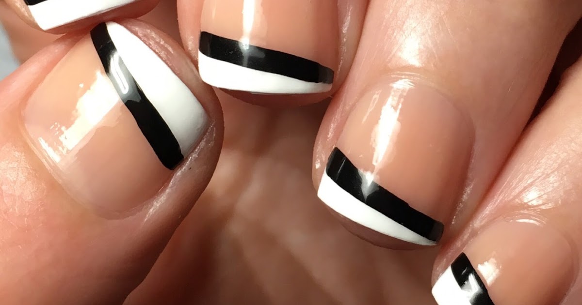 Black and White Nails for the 31DC2018Weekly Polish Etc.