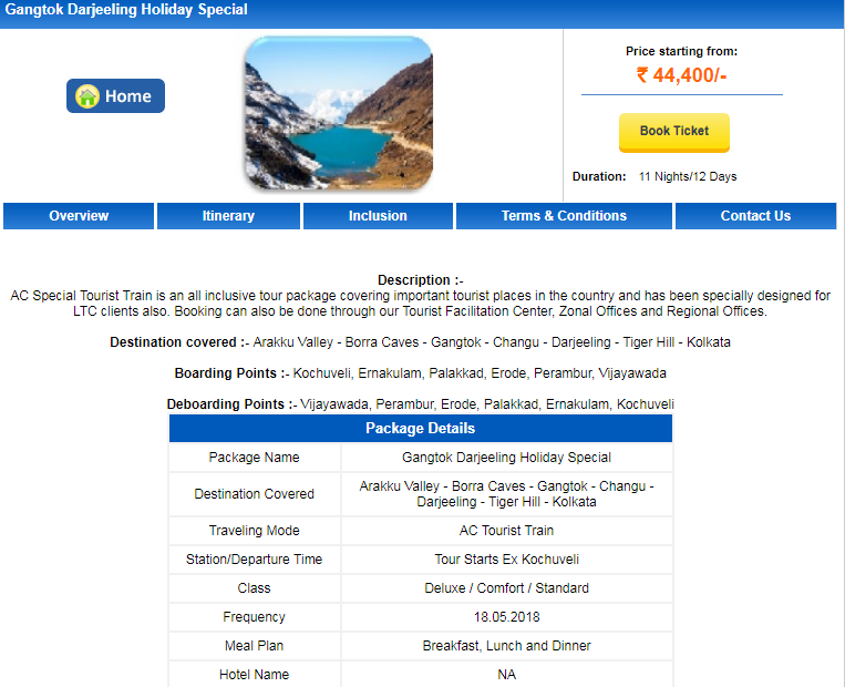 IRCTC TOUR PACKAGES IRCTC NEWS I INDIAN RAILWAY NEWS