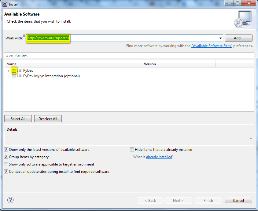 Seleniumworks: Python | Eclipse | PyDev | Selenium