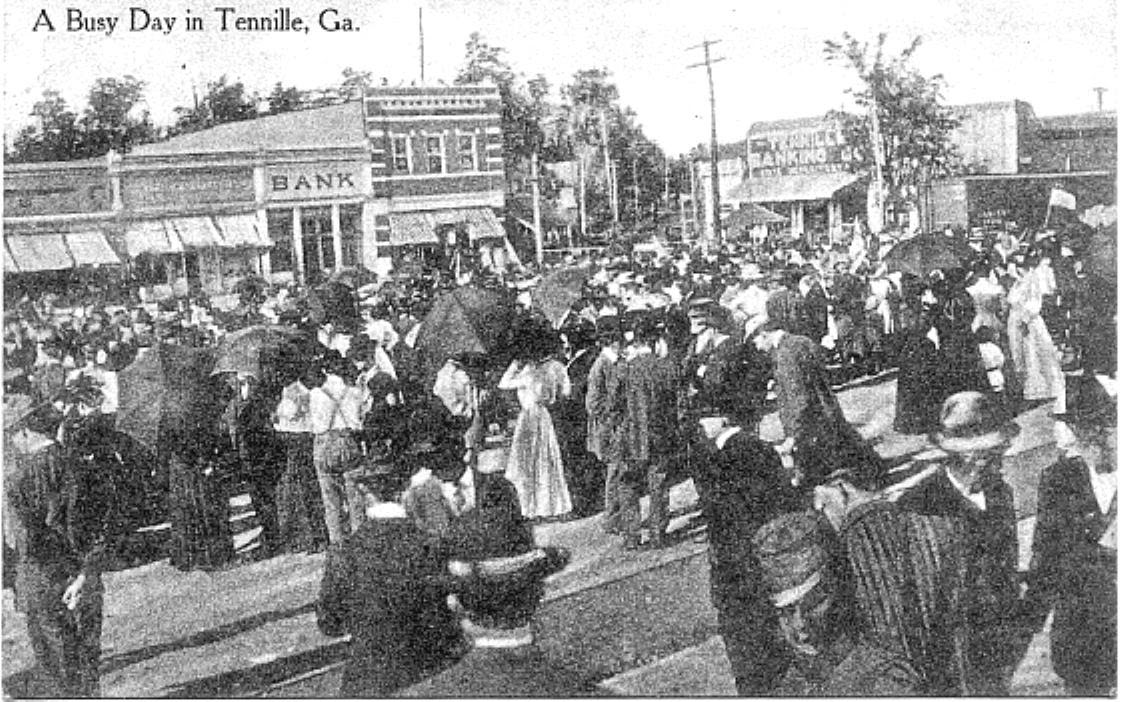 IMAGES OF OUR PAST TENNILLE, WASHINGTON COUNTY, FROM THE POST CARD COLLECTION OF